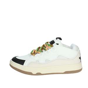 Sneakers Donna SASS230223 Blanc/Noir Taille 37 Chaussures en toile tendance - Product Image 1