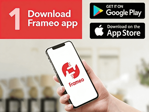 Cadre <span class=keywords><strong>photo</strong></span> numérique intelligent interactif avec écran tactile <span class=keywords><strong>de</strong></span> 13 pouces, WiFi, application Frameo pour le partage familial - Product Image 2