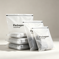 Sac refermable en mylar imprimé sur mesure, pochette refermable pour l'emballage de vêtements, chaussettes, sous-vêtements
