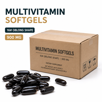 Complément Alimentaire Quotidien Multivitamines en Gélules Molles 900mg Forme Oblongue pour le Bien-être Adulte Stock entrepôt CN