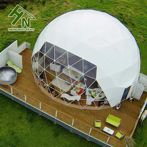 Dôme de tente rond en PVC de grande taille, structure en acier durable de luxe, 20 m, 30 m, 40 m, avec <span class=keywords><strong>baie</strong></span> vitrée transparente pour les événements en plein air - Product Image 5