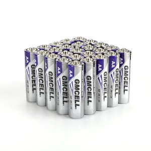 Produk baru aluminium foil 1.5v R6P silinder seng karbon baterai AA untuk e-pencil