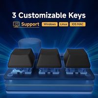 Keyboard Mekanik Mini O3C USB-C dengan Lampu Latar, Switch Linear, Desain Magnetik, dan Tombol Makro yang Dapat Diprogram untuk Gaming