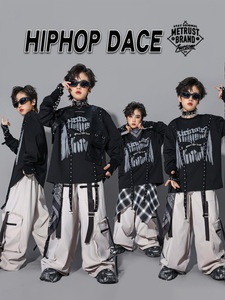 <span class=keywords><strong>Disfraz</strong></span> de Hip-Hop para Niños, Chaleco de Hip-Hop, Traje de Hip-Hop para Niños, <span class=keywords><strong>Disfraz</strong></span> de Calle para Actuaciones, <span class=keywords><strong>Disfraz</strong></span> Moderno para Niños - Product Image 3