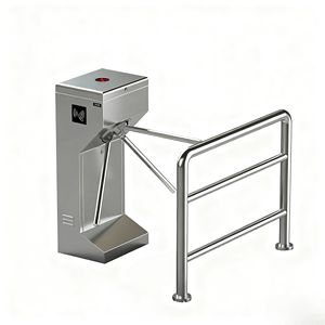 Mécanisme de tourniquet à trois pieds avec logiciel de reconnaissance faciale pour les salles de sport, acier inoxydable, anti-entrée clandestine, protection IP55 - Product Image 2