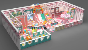Customized Indoor Kids Playground Slide Soft <b>Play</b> Role Playhouse Equipment - Product Image 5