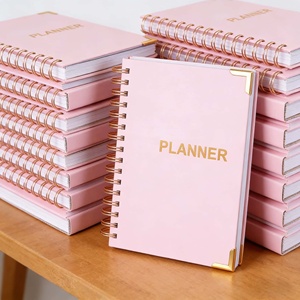 Journal de luxe <span class=keywords><strong>super</strong></span> planificateur à couverture rigide cahiers d'impression personnalisée planificateur à spirale de marque privée - Product Image 6
