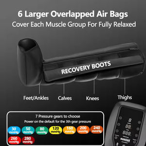 Masseur de jambes professionnel à compression d'air pour récupération sportive, avec écran tactile LED et traitement par massage - Product Image 6