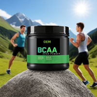 Fabricant leader de poudre de BCAA micronisée à dissolution rapide, poudre d'acides aminés essentiels à chaîne ramifiée, OEM