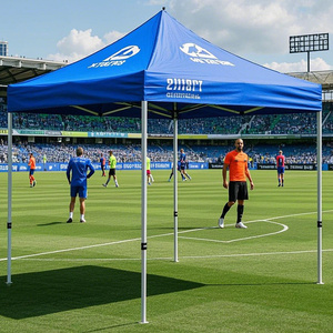 10x10 Maßgefertigtes Stahl-Pavillon Werbe-Faltzelt Markise Werbe-<span class=keywords><strong>Pop</strong></span>-<span class=keywords><strong>up</strong></span>-Zelte Messestand Veranstaltungszelt - Product Image 2