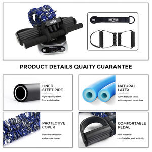 Innstar Camouflage blu altamente elastico tubo in lattice tenditore del pedale strumento Fitness per la casa Fitness fascia di resistenza - Product Image 4