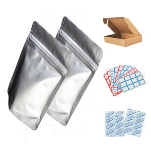 50 gói 1 gallon Mylar túi (thêm dày 9.4 mil, 14 "x 10") chân không resealable Ziplock Mylar túi với 300cc oxy hấp thụ Túi - Product Image 5