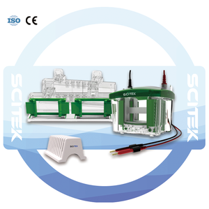 SCITEK Vasca per Elettroforesi Verticale su Gel 10/15 Campioni con <span class=keywords><strong>Elettrodo</strong></span> in Platino ad Alta Purezza per Laboratorio - Product Image 3