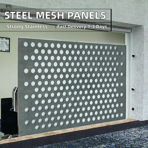 Panel de Malla Metálica Perforada de Acero Inoxidable con Servicios de Corte y Soldadura / Tamaños Personalizados para Protección de Fachadas de Edificios - Product Image 2