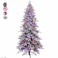 Guirlandes lumineuses de Noël d'intérieur à brancher, LED blanc chaud, pré-éclairées pour arbre de Noël, décoration de fenêtre et de fête