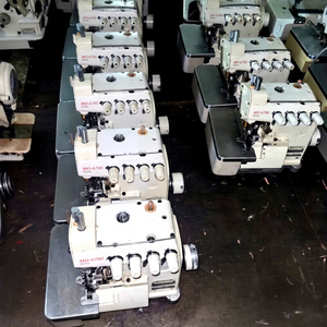 JUKIS 6714 <b>Overlock</b> Industrial <b>Sewing</b> <b>Machine</b> Home Use Automatic Good Condition Original Motor Repaired 6000 Sti/min 15mm - Product Image 1