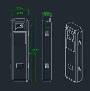 TGW OEM ODM Pantalla LED de estacionamiento inteligente Cámara LPR ANPR Reconocimiento de matrículas - Product Image 3