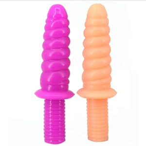 FAAK Long Anal <b>Dildo</b> Screw Handle Conch Butt Plug Box Discreet Package Sex Toys Anal Plug Lesbian Man Masturbation - Product Image 6