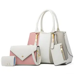 Guangzhou Factory 2023 New Designer Pu Card Bag Purses Women Tote Handbag With A Wallet Ladies Handbag Sets.