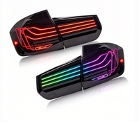 Nuevas Luces Traseras LED Antiguas F30/F35/F80 2012-2020 RGB DRL Impermeables a Prueba de Polvo Plug-and-Play Transparentes de Ajuste Universal en Forma de Estrella
