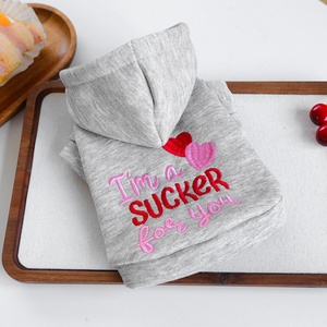 Abbigliamento <span class=keywords><strong>per</strong></span> Animali Domestici, Nuova Felpa con Cappuccio Ricamata 'Little Champion' <span class=keywords><strong>per</strong></span> Cani e Gatti, Calda e Confortevole, Autunno Inverno - Product Image 2