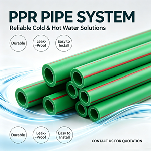 Tubería de <span class=keywords><strong>Aire</strong></span> <span class=keywords><strong>Comprimido</strong></span> <span class=keywords><strong>PPR</strong></span> de 20 mm 25 mm PN20, Tubo Industrial de Polipropileno <span class=keywords><strong>para</strong></span> Sistema Neumático de Taller - Product Image 2