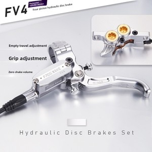 Frein à disque hydraulique à pression d'huile Fv4H à quatre pistons horizontaux pour VTT et vélo - Product Image 4