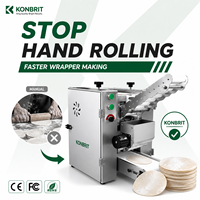 Machine à faire des roti et des tortillas de qualité alimentaire avec diamètre réglable pour restaurant et usine
