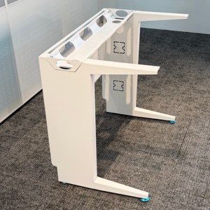 Mesa de oficina de metal y acero <span class=keywords><strong>Berson</strong></span> de fábrica china, escritorio de oficina, mesa para biblioteca, reuniones y capacitación con patas. - Product Image 3