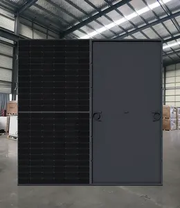 面板太阳能180W 190W 200瓦太阳能电池板单晶275W单黑太阳能光伏电池板模块