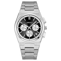 Montre à quartz haut de gamme sophistiquée, étanche 30m, bracelet en acier, lumineuse, pour le quotidien et le bureau