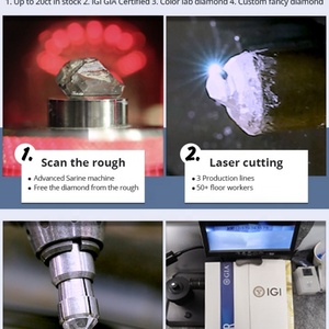 Joyería en Existencia MSR-581 IGI Anillo de Diamantes de Compromiso y Boda de Oro de 18K, Anillo de Diamantes Cultivados en Laboratorio con Corte Cojín de 3.47CT - Product Image 6