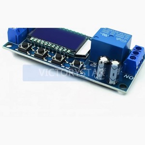 Relay module delay poweroff disconnection triggering cycle timing <strong>circuit</strong> switch XYLJ02Module highlights 1 Equipped with LCD dis - Product Image 2