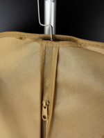 Housses de vêtements personnalisées avec fenêtre transparente, fermeture éclair et poignées de transport pour le rangement et l'emballage de costumes, robes et autres vêtements