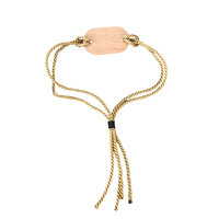 Bracelet en bois écologique personnalisé avec puce RFID, cordon en nylon et étiquette en bois pour clés d'hôtel