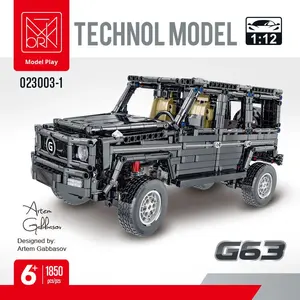 Modèle de voiture de course mécanique tendance 022025, technologie, plastique ABS, échelle 1:10, 40 pièces, blocs de construction à assembler, jouet pour unisexe - Product Image 2