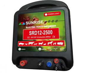 Électrificateur de clôture <span class=keywords><strong>solaire</strong></span> et à batterie pour système de clôture électrique, clôture de ferme, <span class=keywords><strong>chevaux</strong></span>, bovins, moutons - Product Image 4