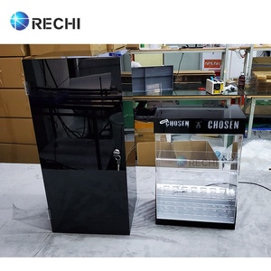 RECHI-expositor <span class=keywords><strong>de</strong></span> botellas <span class=keywords><strong>de</strong></span> maquillaje acrílico, personalizado, iluminado, con luz, Logo, letrero <span class=keywords><strong>para</strong></span> diseño <span class=keywords><strong>de</strong></span> tienda <span class=keywords><strong>de</strong></span> cosméticos - Product Image 5