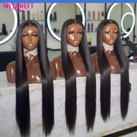Perruque Lace Front HD en Cheveux Humains Vietnamiens Bruts Pré-Pluckés, Cuticules Alignées, Lisses Comme des Baguettes, Sans Colle, Nœuds Pré-Décolorés