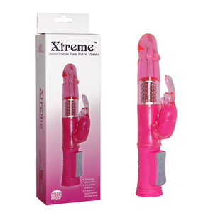 Aphrodisie <span class=keywords><strong>Intense</strong></span> Penis Konijn Vibrator 8-Mode Rotatie Trillingen Dual Motor Waterdichte Lage Ruis 4aaa Seksspeeltje Voor Vrouwen Roze - Product Image 5