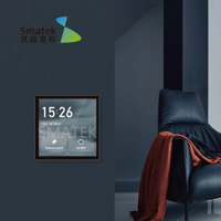 SMATEK Smart Home-Bedienfeld All-in-One-Smart-Bedienfeld mit 4-Zoll-HD-Touchscreen unterstützt die Einstellung mehrerer Sprachen