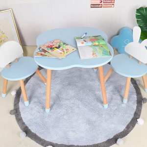 Mobilier de Chambre pour Enfants de Crèche : Table et Chaises en Bois pour l'Étude, la Lecture et les Fêtes - Product Image 3