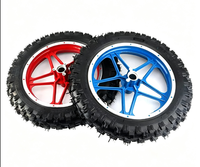 Ban Motor Off Road Apollo Xiaolia 49cc 2.50-10 Depan Belakang Set Velg Aluminium Alloy Untuk Suku Cadang Motor Trail