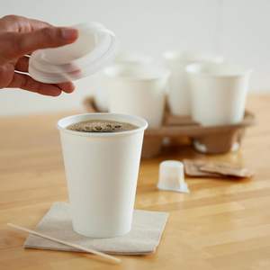 7oz 8oz 9oz 10oz 12oz 14oz 16oz Gobelet en papier jetable personnalisé pour café boisson blanche Tasse à café en papier jetable à paroi unique - Product Image 4