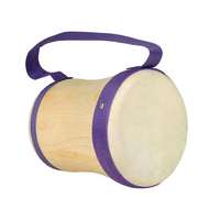 Orff Musical Instrument Portable Wooden Indian Hand Drum With Stick Children Handheld Drum Percussion Instrument For Performance