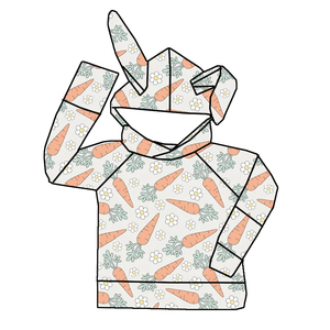 2026 Newest Children Clothing Kids Holiday <strong>Clothes</strong> Custom Print Easter <strong>Rabbit</strong> Ear Long Sleeve Girls Hoodie Top - Product Image 5