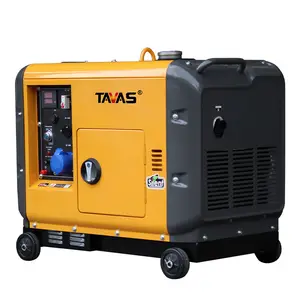 TAVAS 3/5/6/7KW generatore Diesel Super silenzioso portatile con AVR e avviamento elettrico