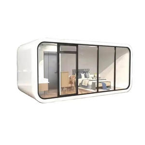 Cabaña de jardín plegable Apple Pod más vendida con diseño moderno Cabina modular para exteriores Casa Living Container Homes - Product Image 4