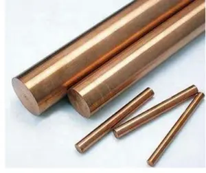 Custom Size CuBe2C17200 C17300 C17510 Beryllium Copper Rod/Bar C51100 C51000 C51900 8mm Copper Rod