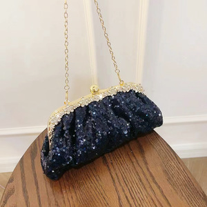 Wholesale Bling Sequin Designer Small Jelly Women's Handbag <b>Cross</b> <b>Chain</b> Shoulder Purse and Bags Ladies Luxury Party Bags - Product Image 3